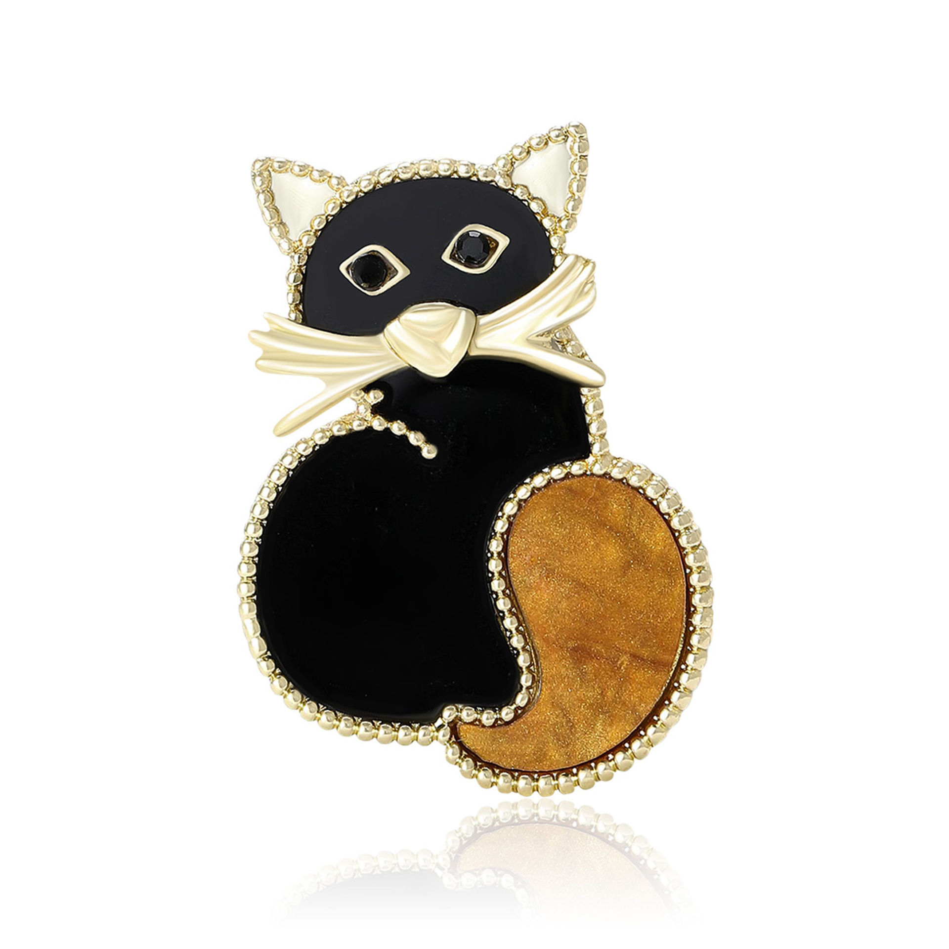 Fresh and cute board cat brooches, personalized acrylic badges, high-end brooch pins wholesale