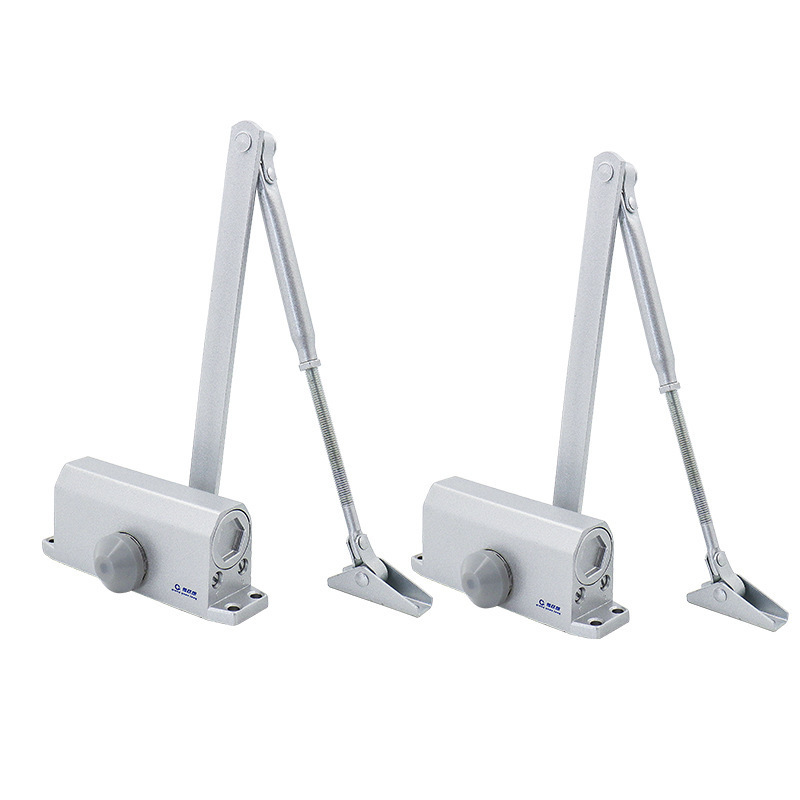 Buffer hydraulic fireproof door closer, automatic door closer, household 90-degree positioning closing square machine details Picture