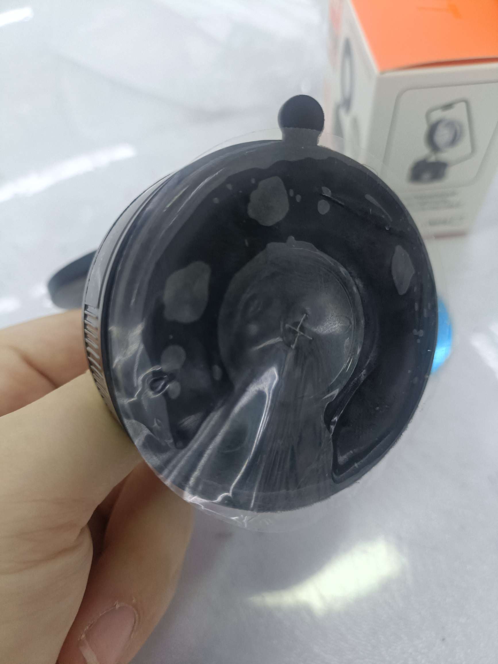 真空吸盘带胶底磁吸手机支架 真空吸盘车载磁吸支架 镂空圆形/圆形 车载导航支架车载手机支架详情图6