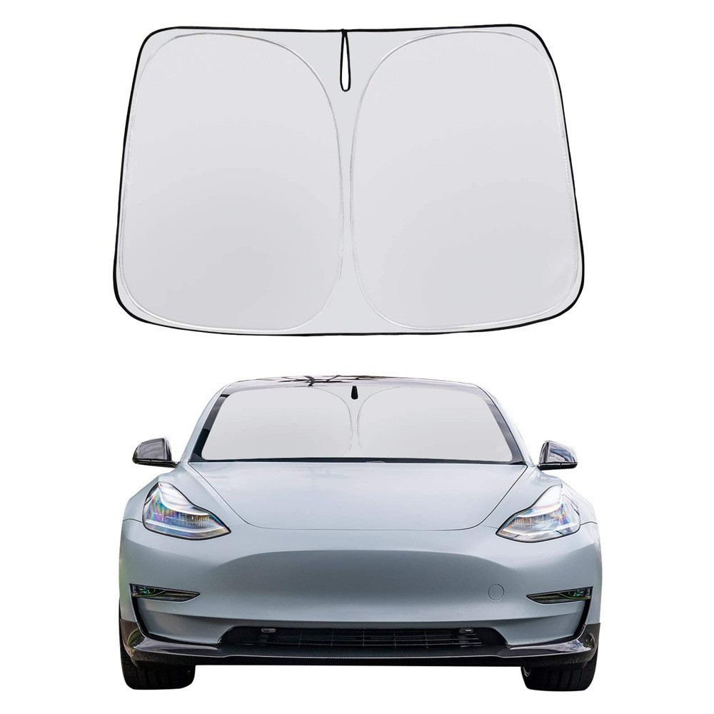 Weihaisheng Automotive Interior products: Car double-ring sun shield, car sunshade, 150*70CM, LOGO printable, thickened silver-coated fabric car sun shield, car sunshade