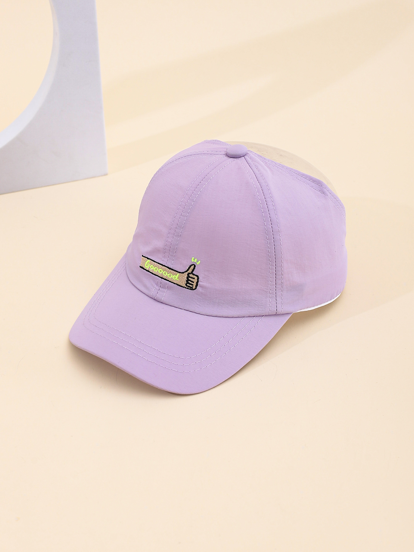 Spring and Summer bestseller Embroidered good Children's quick-drying baseball cap, suitable for both men and women, versatile outdoor sun protection cap, can be tied up in a high ponytail, adjustable Item Picture