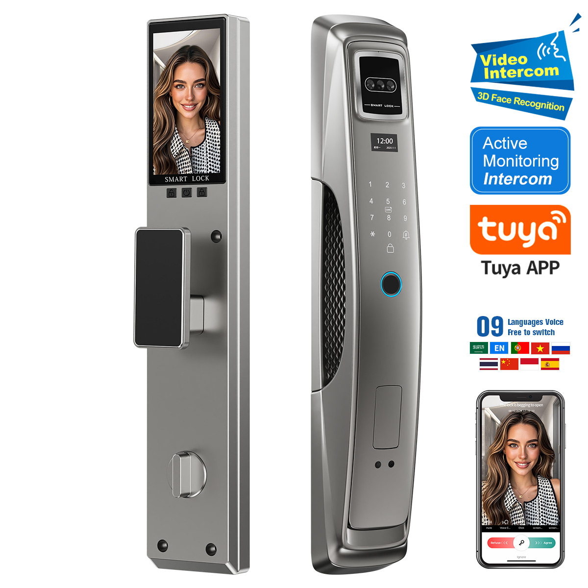 智能门锁，居家安防一步到位