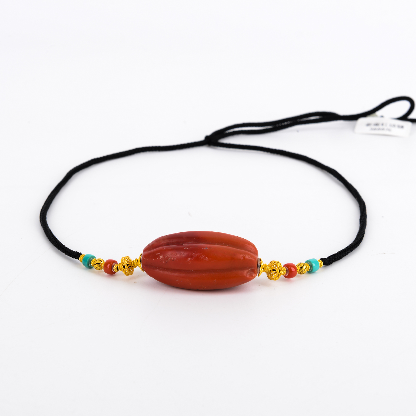 Natural beeswax necklace collarbone chain, new Chinese-style fashionable men's and women's jewelry necklace with ethnic style