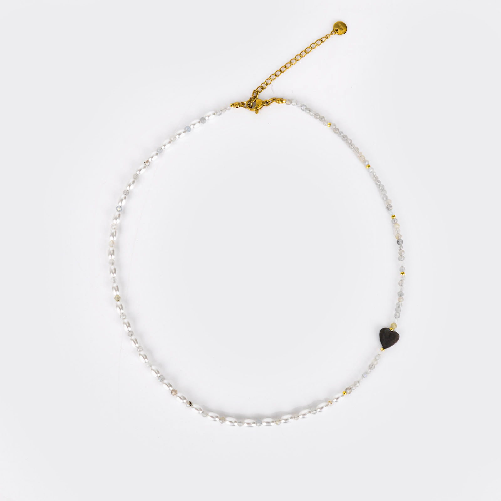 天然手工水晶锁骨链女复古时尚高级感小众轻奢高级感项链配饰详情1