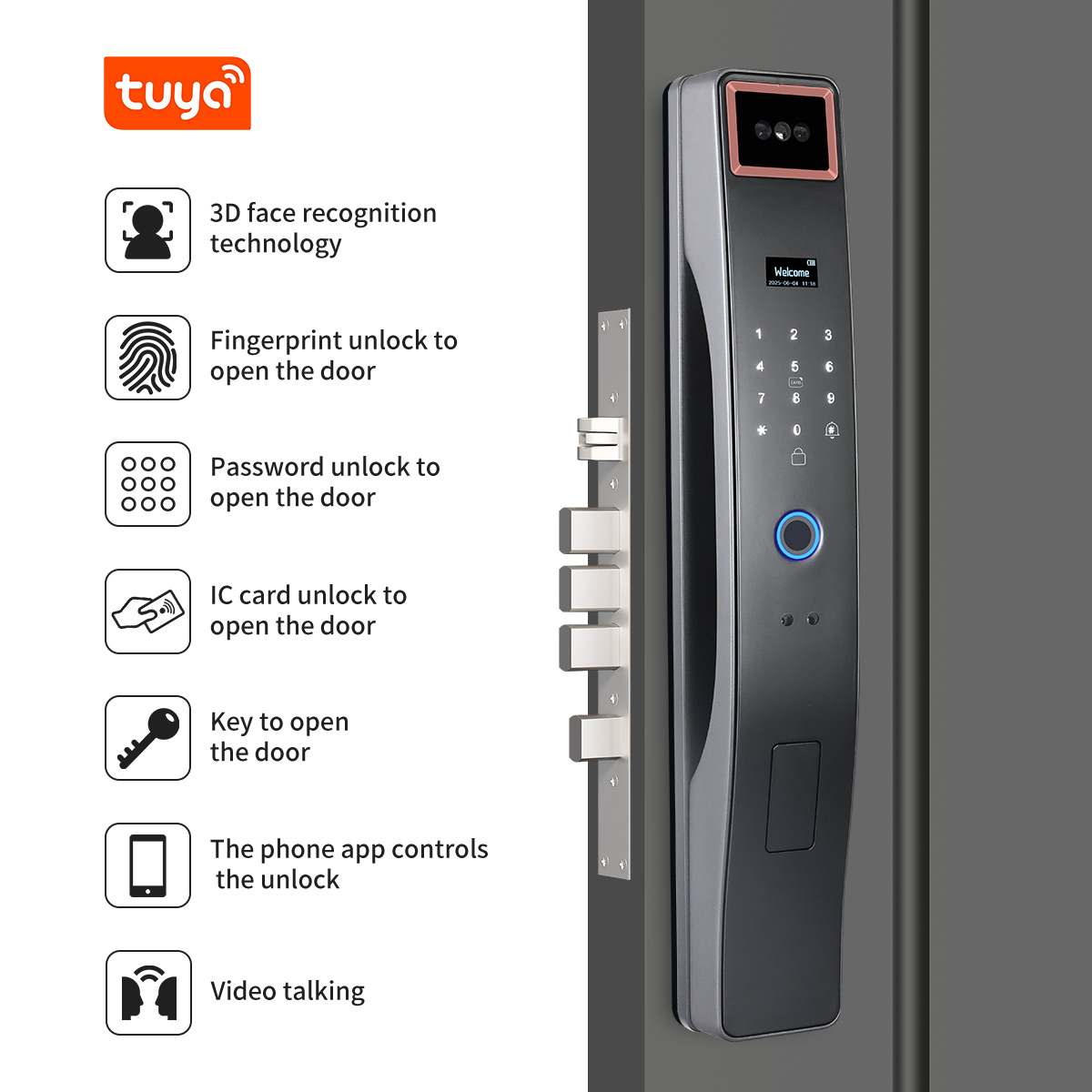 智能锁max给家24小时在线防护产品图