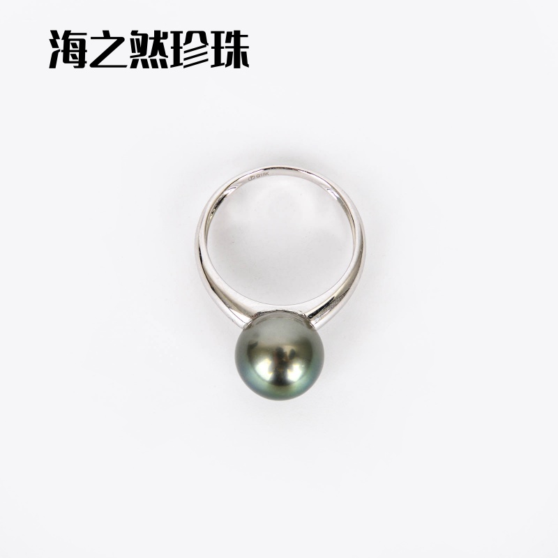 海水大溪地戒子18k真金/海水真多麻双珠戒子/大溪地戒子/s925银/海水大溪地/海水珍珠/海水澳白/海水akoya/海水真多麻/海水kesi/海水珍珠产品图