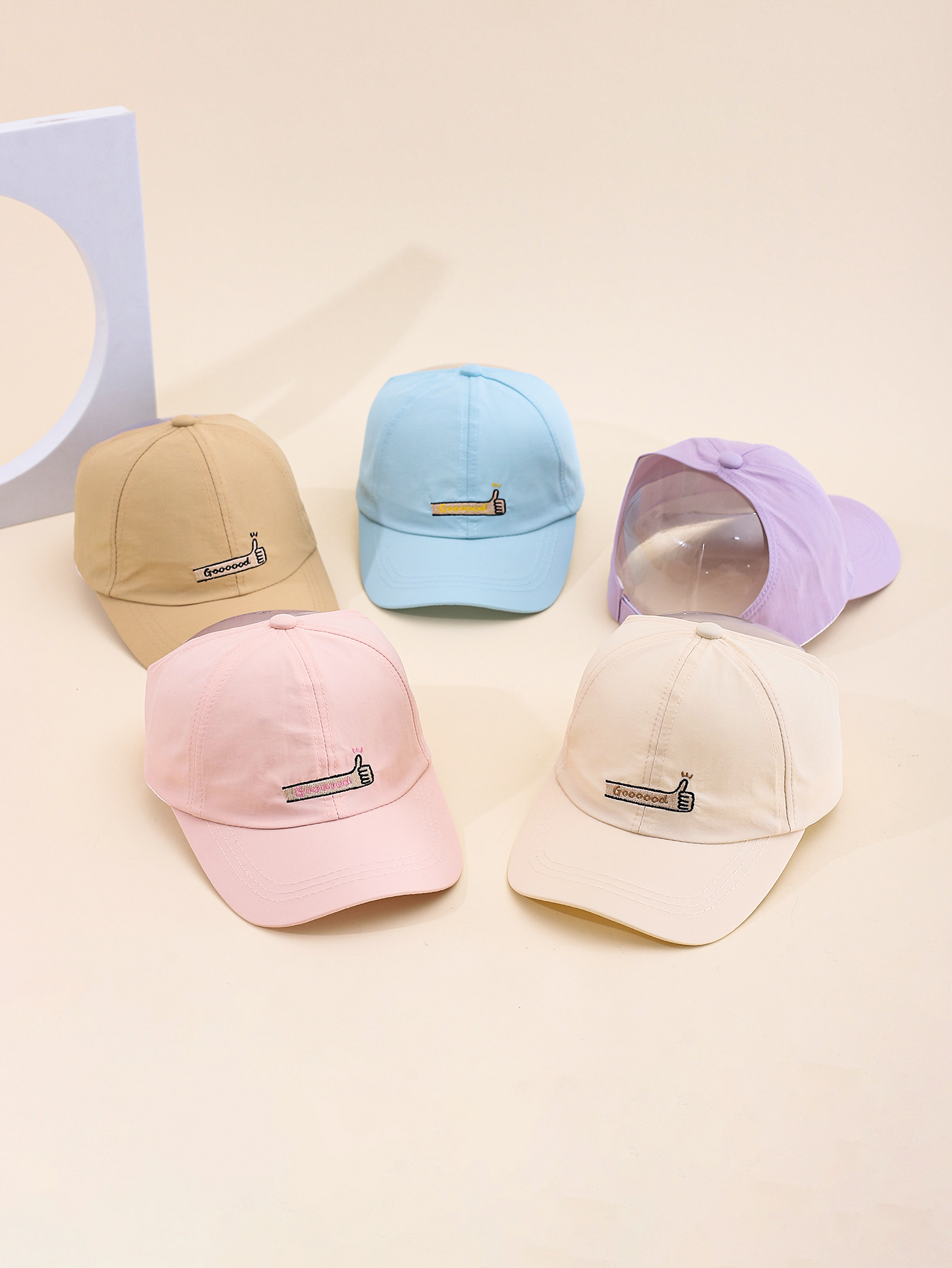 Spring and Summer bestseller Embroidered good Children's quick-drying baseball cap, suitable for both men and women, versatile outdoor sun protection cap, can be tied up in a high ponytail, adjustable full figure