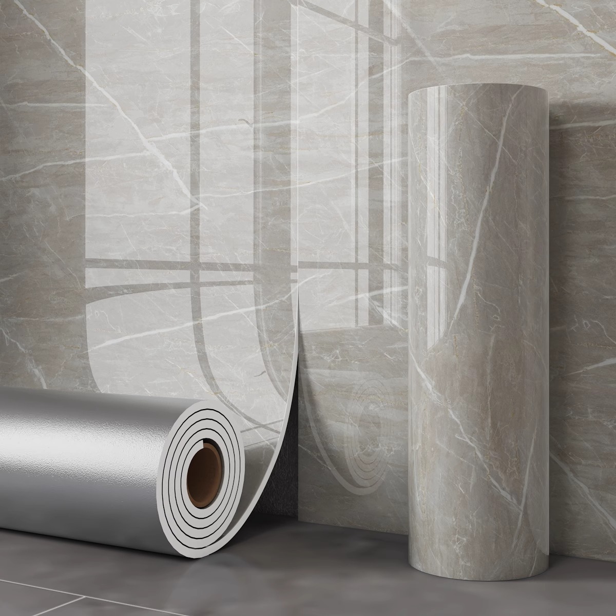 Imitation marble pattern stickers details Picture