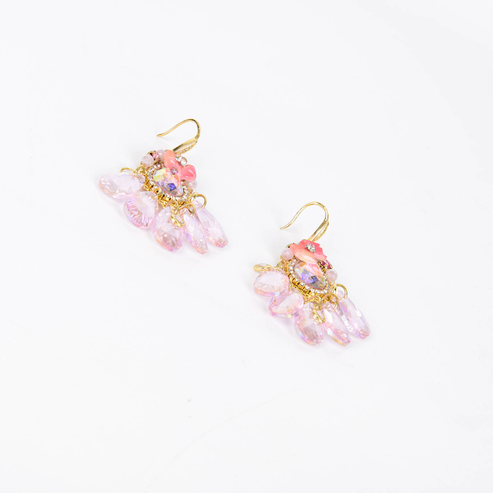 高级感S925银项链天然海蓝宝石轻奢小众吊坠方糖时尚高级感锁骨链白底实物图