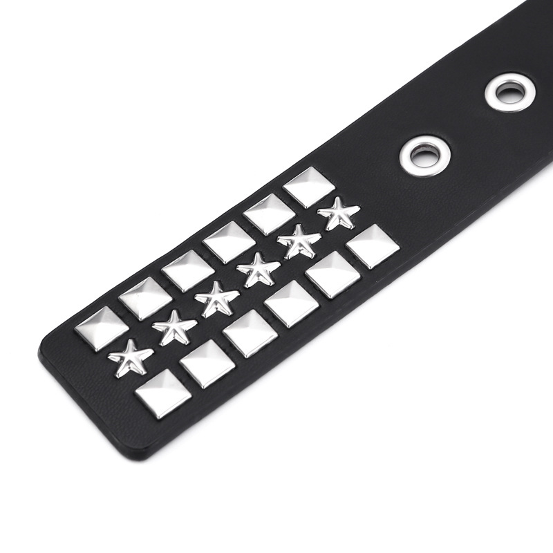 Fangzhu Five-star American rivet Belt, Women's Personality Punk decorative belt, ins Factory Direct sales Application Scenario
