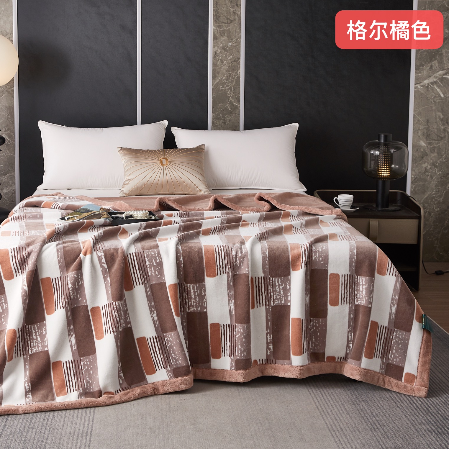 New 2026 snow cotton velvet blanket, thickened composite anti-static cloud blanket, single-layer AB version, all-season multi-purpose craft blanket, gift blanket pic 31