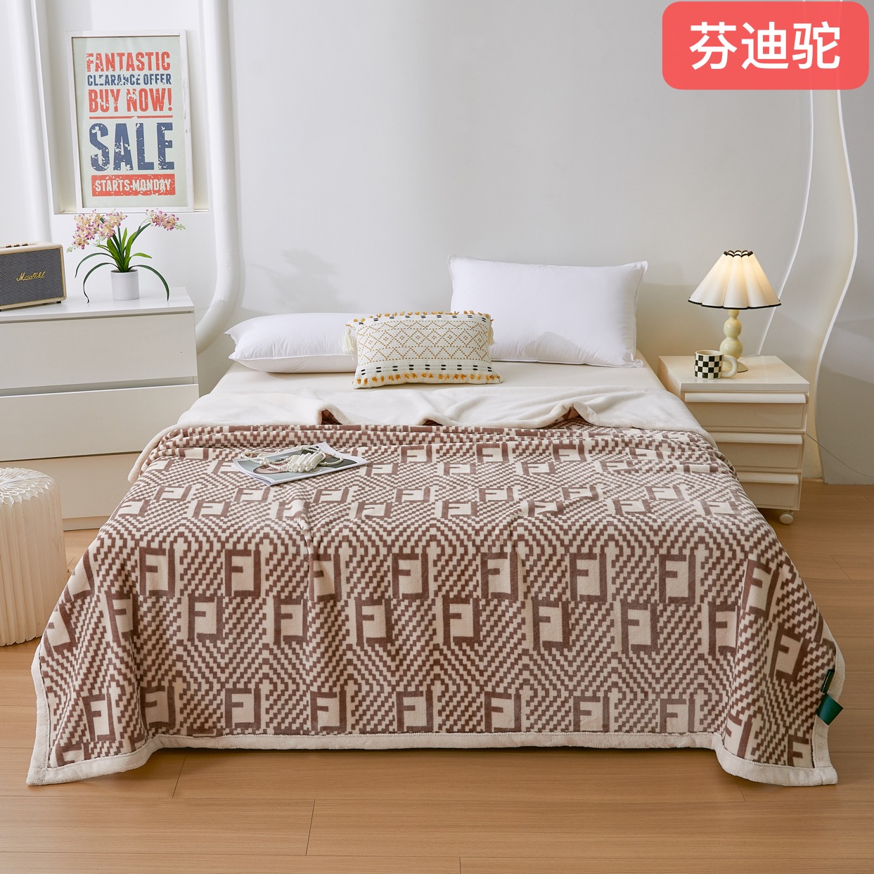 New 2026 snow cotton velvet blanket, thickened composite anti-static cloud blanket, single-layer AB version, all-season multi-purpose craft blanket, gift blanket pic 36