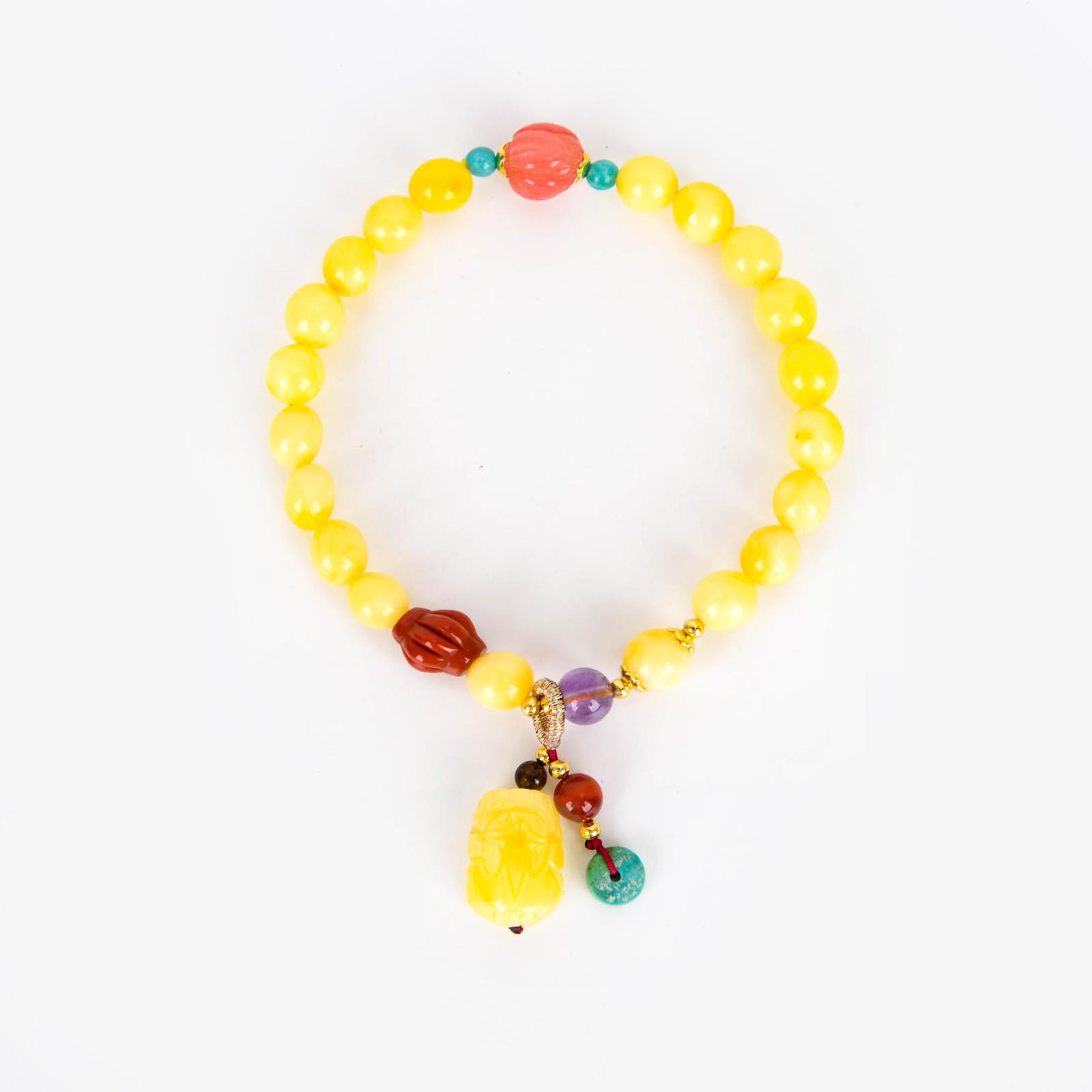 s925 silver engraved beeswax ruyi bracelet, a fashionable and simple women's bracelet gift for the zodiac year details Picture