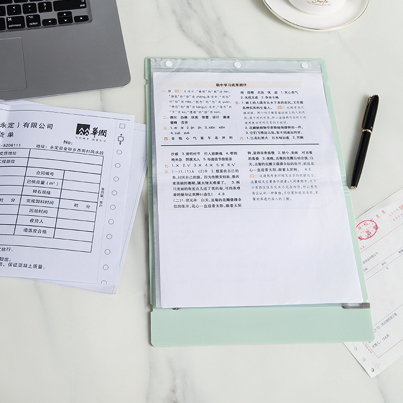 资料册对折式A4/A5试卷册孕检单商务资料携带简便画册防水环保详情2