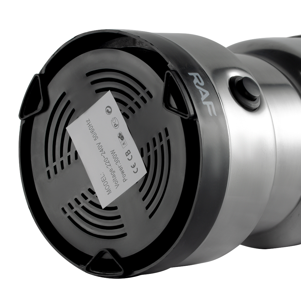 RAF European and American standard electric bean grinder, dry grinder, household lightweight grinding cup, portable coffee bean powder grinder Application Scenario