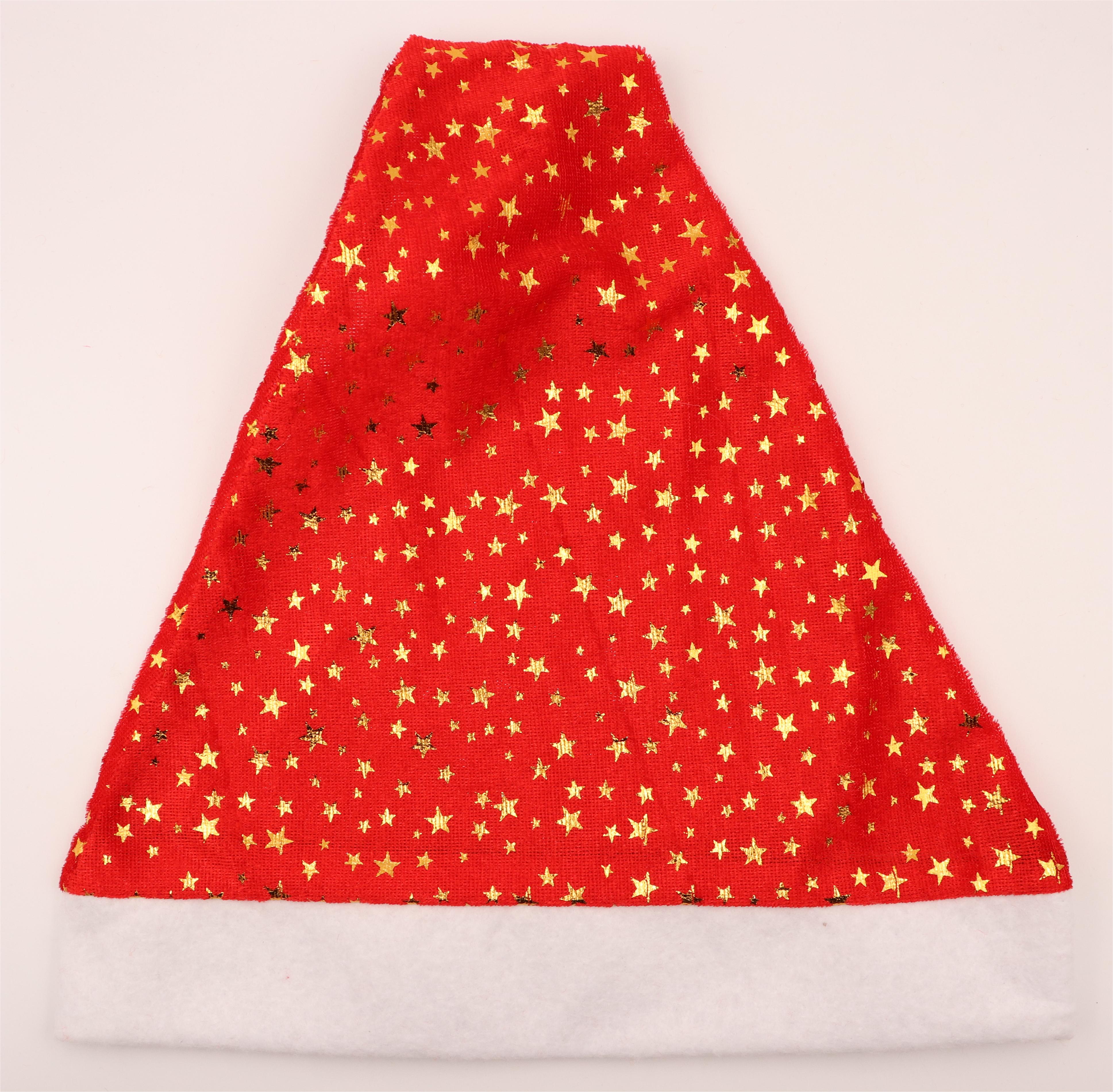 Christmas hats, Christmas decorations, gilded Santa Claus hats, holiday decorative hats, factory direct sales details Picture