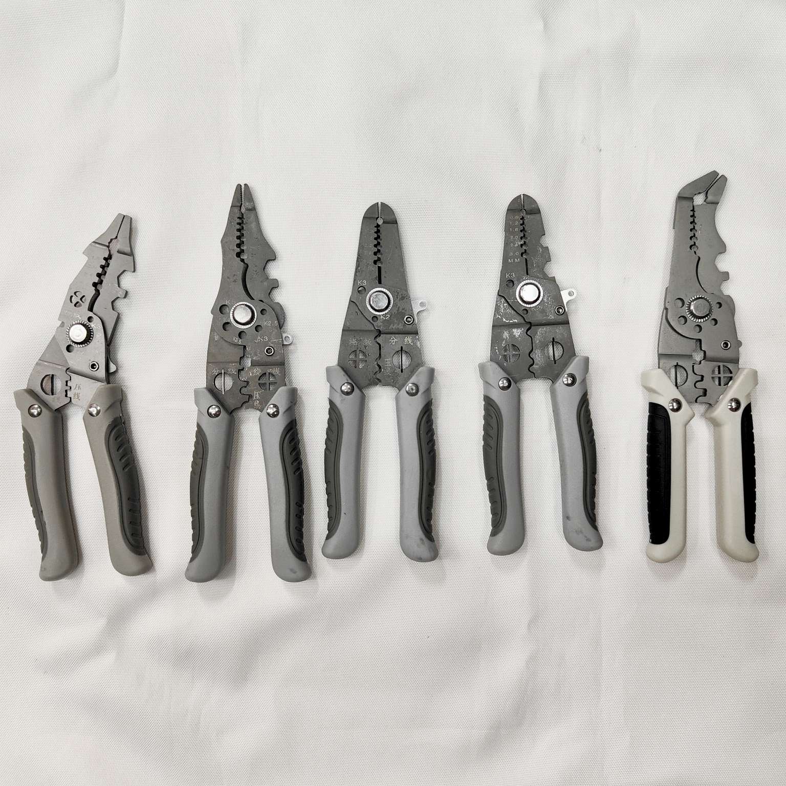 多功能剥线钳分线绕线折线断线夹持压线扳手内六角