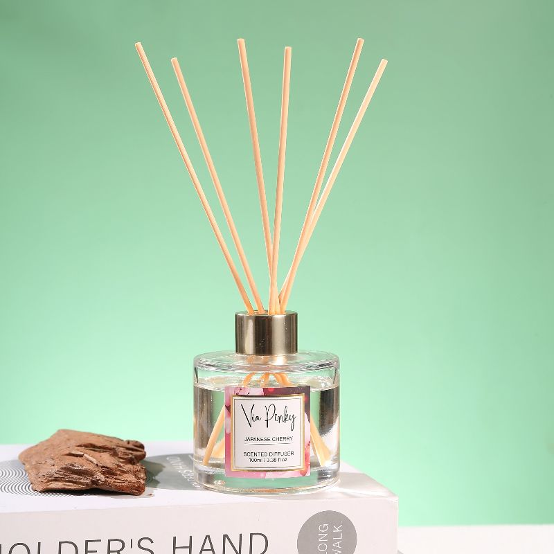 香薰   液体香薰  无火香薰  100ml  香薰   JAPANESE  CHERRY    100ml白底实物图