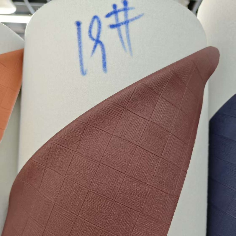 PVC十字布基钻石纹工程墙布酒店家居工程装饰壁布防火阻燃26