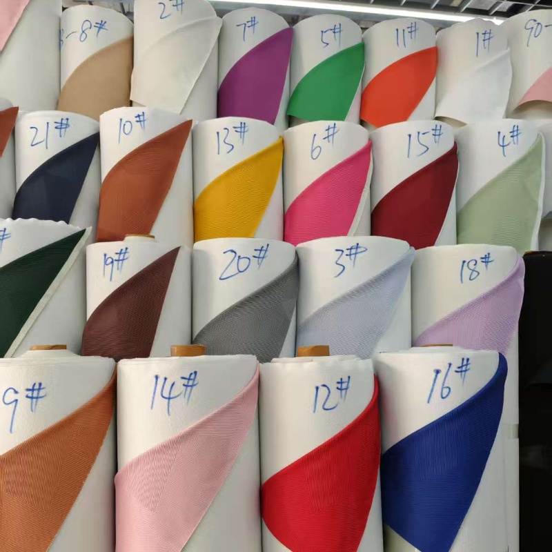 2025 nuevo desarrollo venta directa de fábrica en stock nuevo estándar europeo protección del medio ambiente 1.0mm irregular gran caja de patrón de cuadros cuero artificial bolsos de PVC cuero base de lana multicolor opcional pic 7