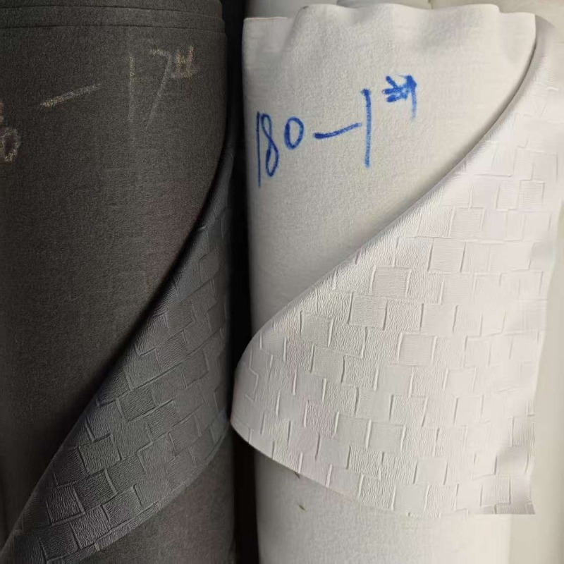 PVC十字布基钻石纹工程墙布酒店家居工程装饰壁布防火阻燃31