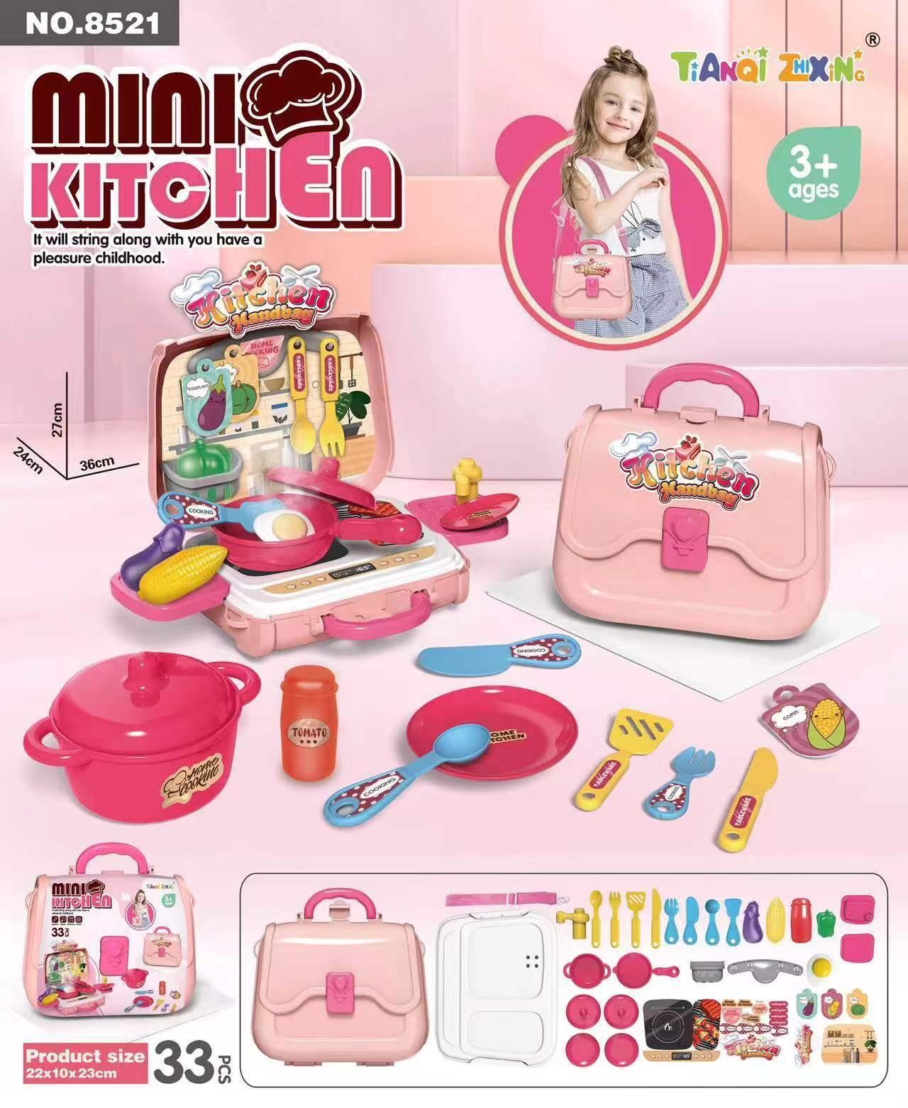 Play House Kitchen Handbag (33PCS) Specification image