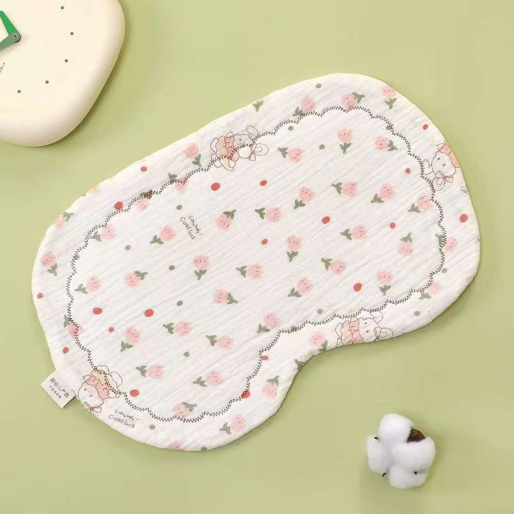 母婴用品婴幼儿云片枕纱布印花枕头