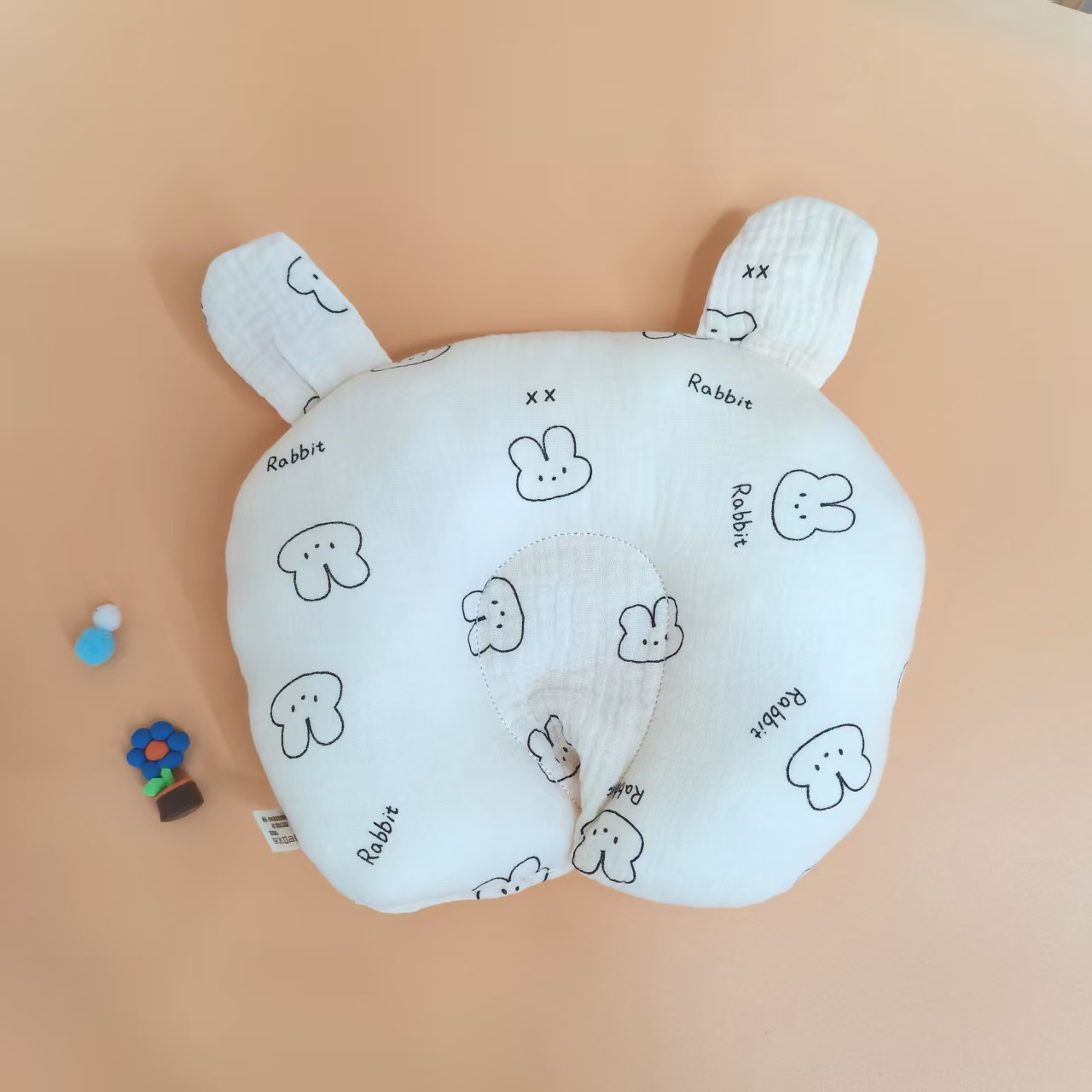 母婴用品婴幼儿枕头纱布印花定型枕