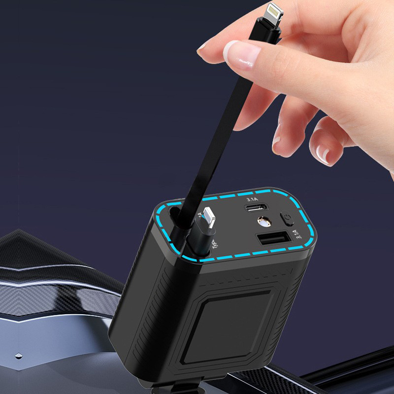 H11S جهاز شحن محمول محمول على سيارة محمولة على شاحنة محمولة على 4 USB جهاز شحن محمول محمول على السيارة مع Typec Specification image
