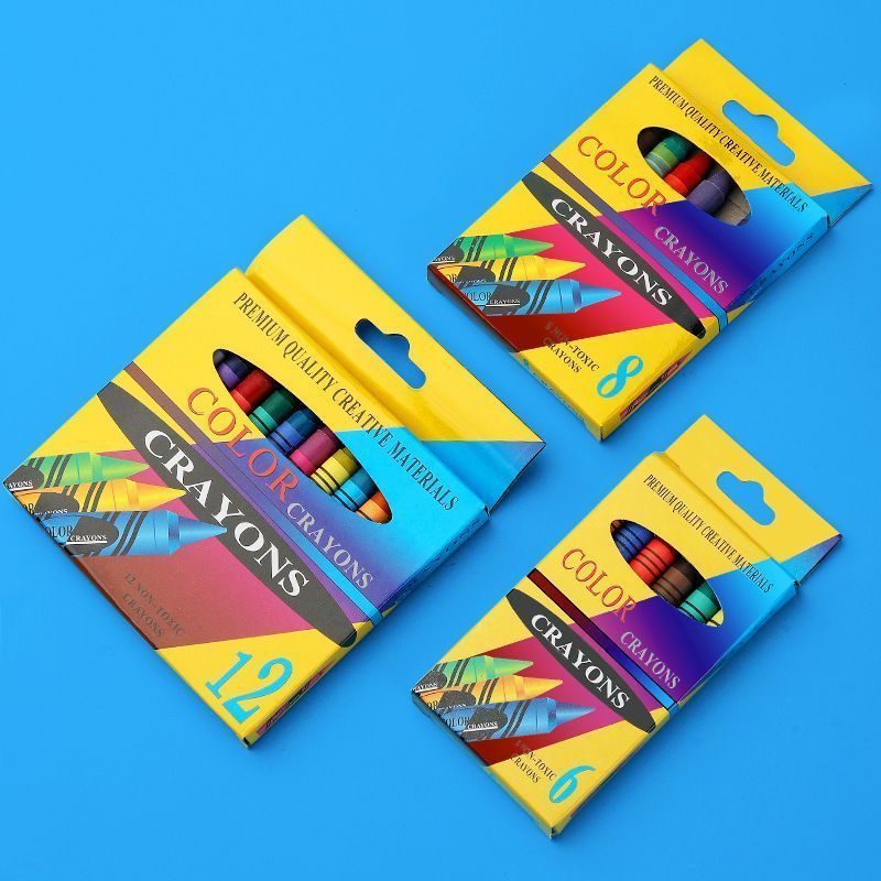 Muhui Children's Drawing Crayons, student crayons, oil pastels, Cute Cartoon coloring, doodling Art, boxed crayon set Item Picture