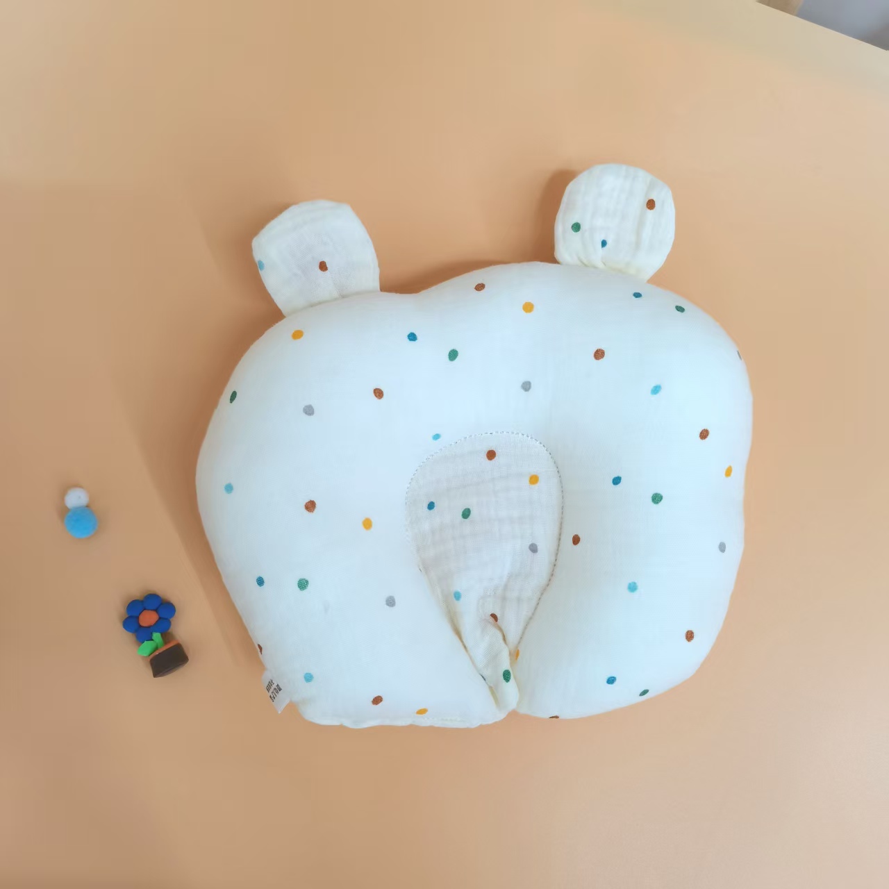 母婴用品婴幼儿枕头纱布印花定型枕细节图