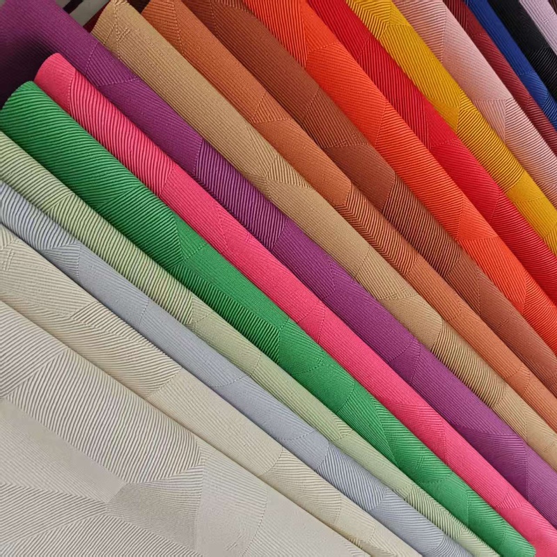 2025 nuevo desarrollo venta directa de fábrica en stock nuevo estándar europeo protección del medio ambiente 1.0mm irregular gran caja de patrón de cuadros cuero artificial bolsos de PVC cuero base de lana multicolor opcional pic 6