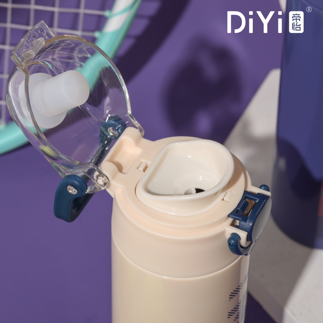 【2023秋冬新品】成为更好的自己。DY-BW1055帝怡非凡弹跳杯500ml,内外304不锈钢，直饮饮水口