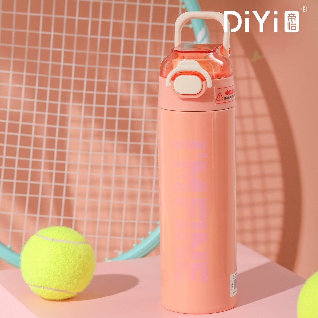 【2023 Autumn/Winter New Collection 】 Become a better self. DY-BW1055 Diyi Extraordinary Jumping Cup 500ml, made of 304 stainless steel both inside and out, with a direct drinking spout details Picture