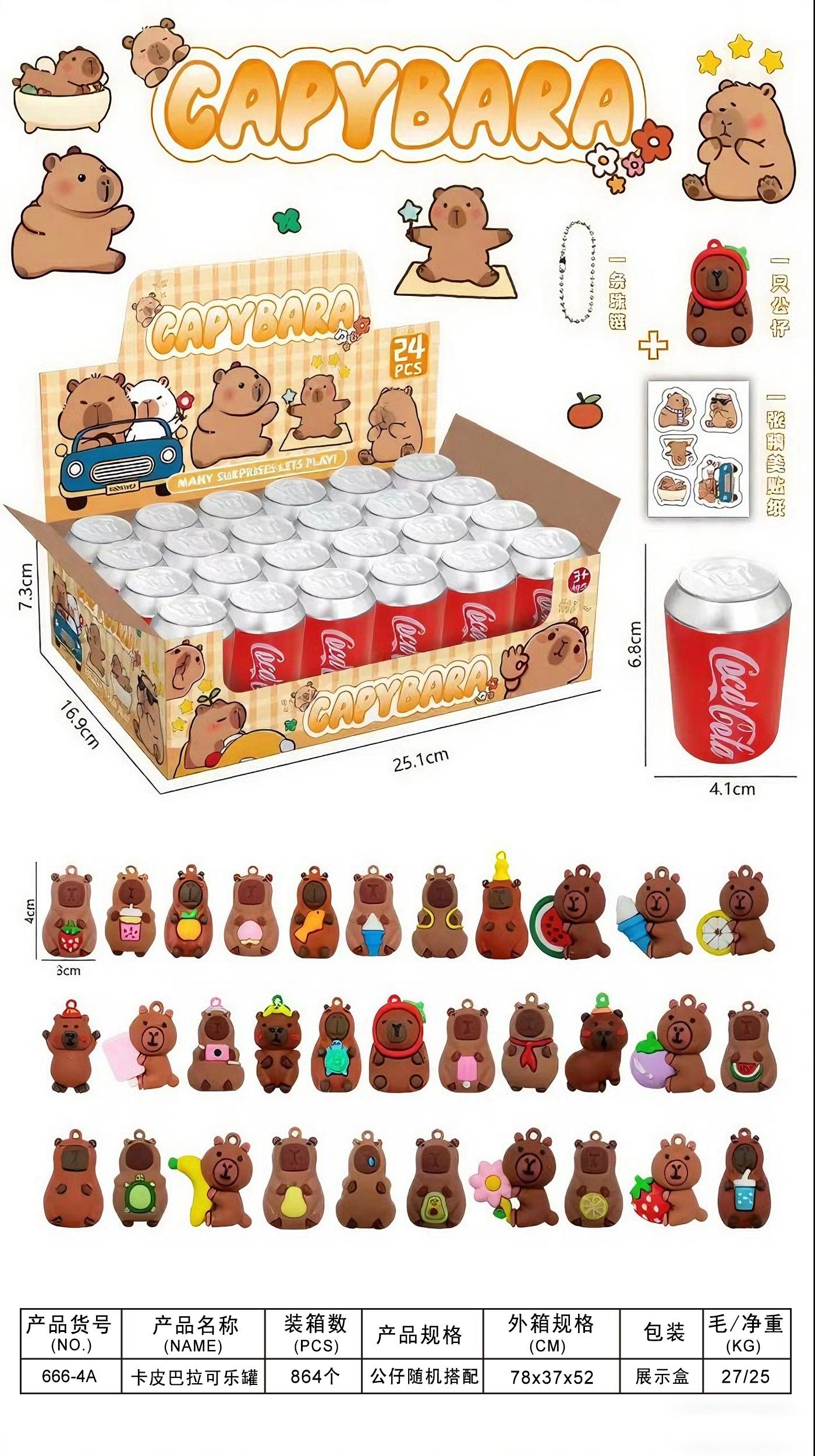 Capibara Cola Blind Cans (24 cans per display box) Application Scenario
