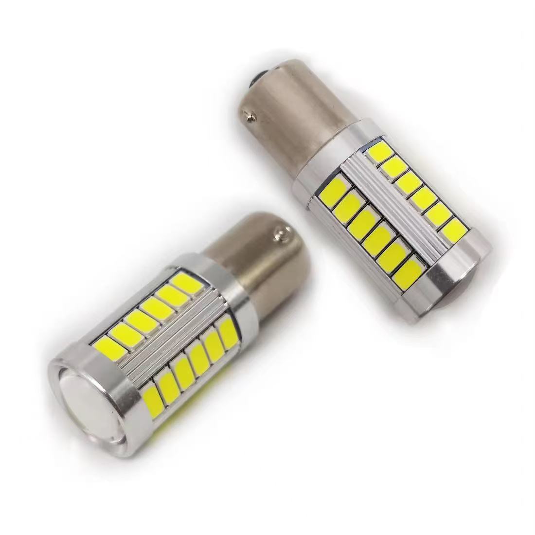 The LED brake lights of cars and motorcycles flash sharply. The taillights are 1157, the 12V brake lights are 33, and the lights are highly bright Specification drawing