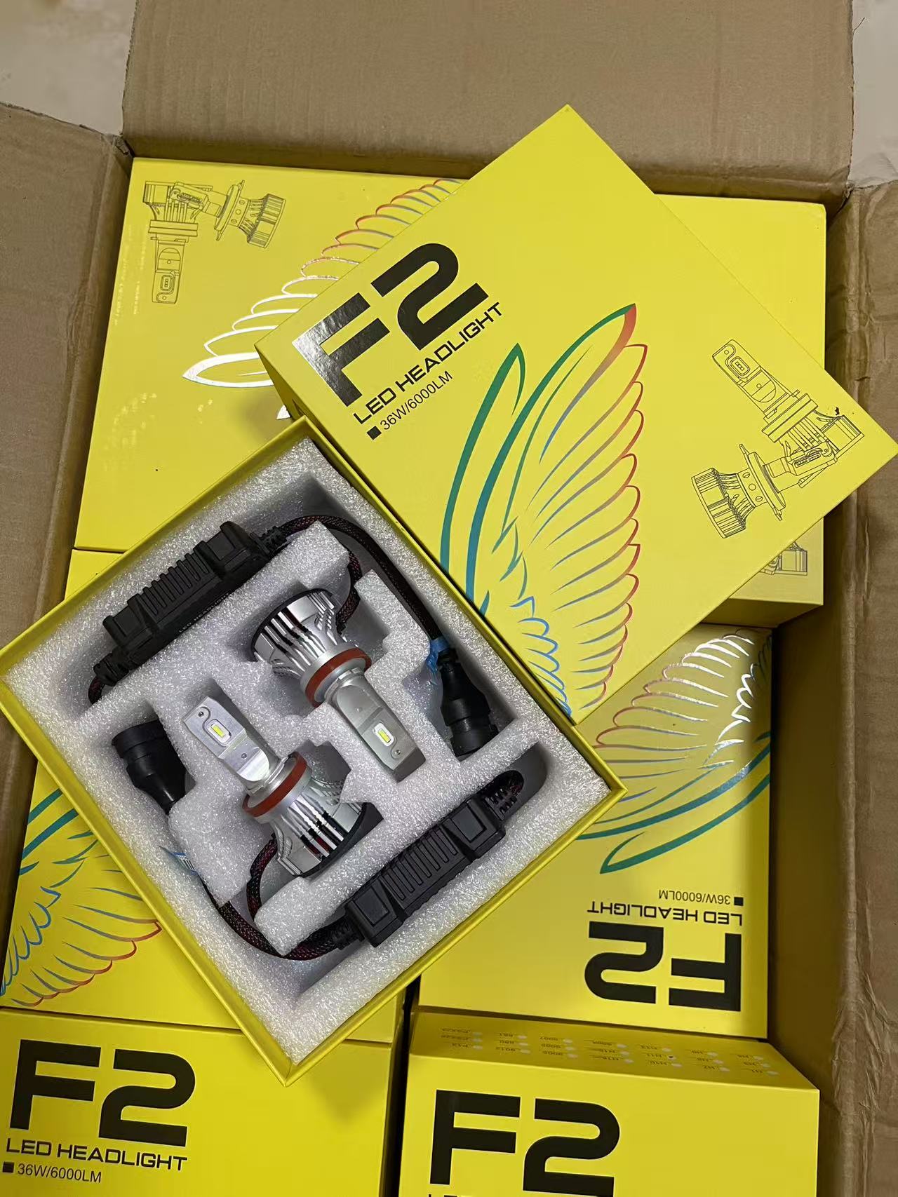 The f2 automotive led headlight high-brightness and focused integrated bulb h4h7h11 is a bestseller in foreign trade. It is a headlight for car installation