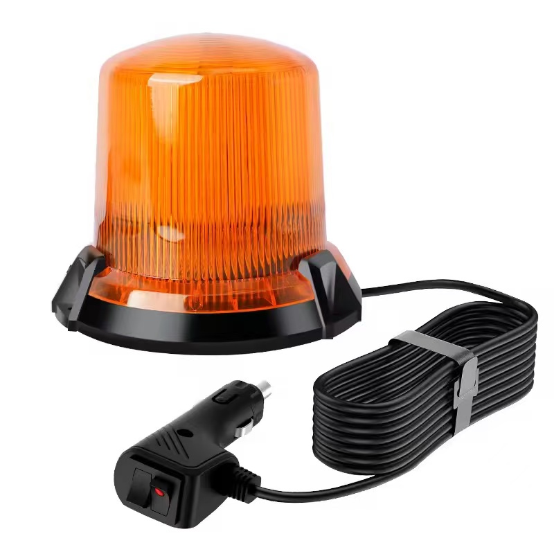 Warning light, universal roof LED warning signal light, vehicle-mounted car strong magnetic attraction guard booth patrol rotating warning light Application Scenario