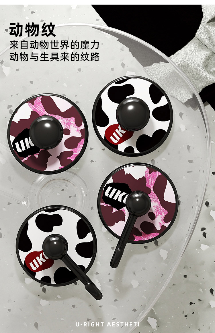 Q35-QY7535 Animal-patterned entrance suction cup hook, no need for drilling, strong load-bearing capacity, a perfect tool for placing keys at the entrance detail image 4