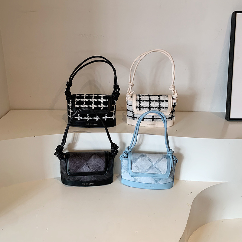 Spring stylish and fashionable children's bag 2025 New style simple and elegant single-shoulder small square bag trendy underarm women's bag Application Scenario