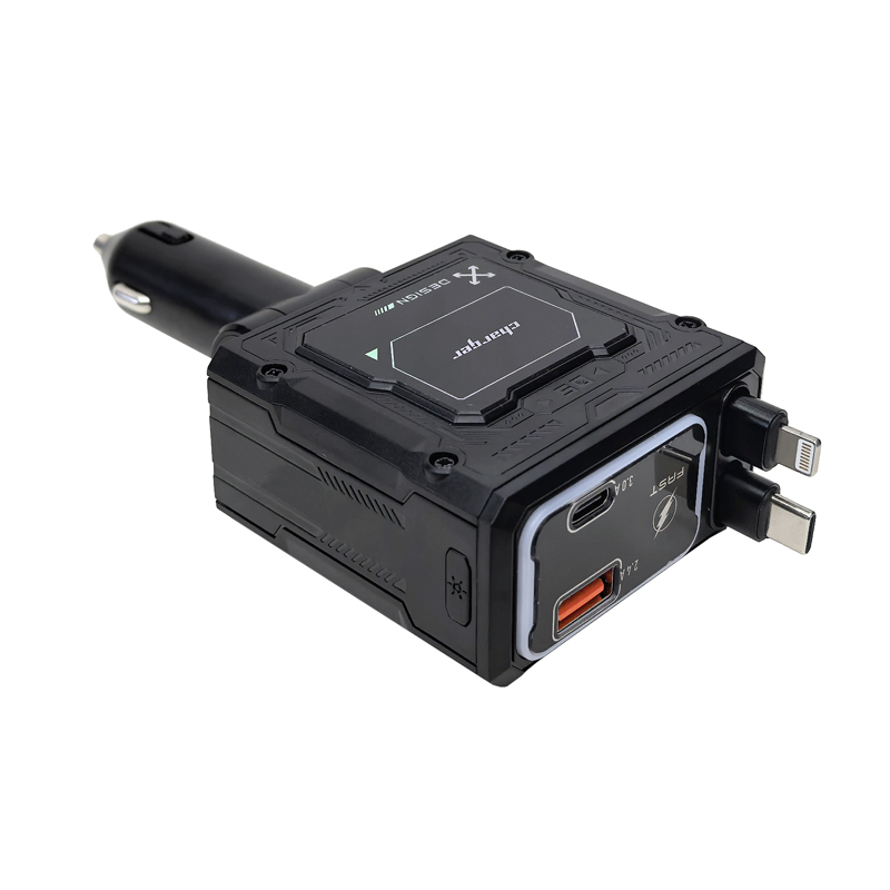 أجهزة شحن محمول محمولة على سيارة من طراز X3 (USB)، وشاحن محمول محمولة على سيارة من طراز X3 (USB) مع UTpec Item Picture