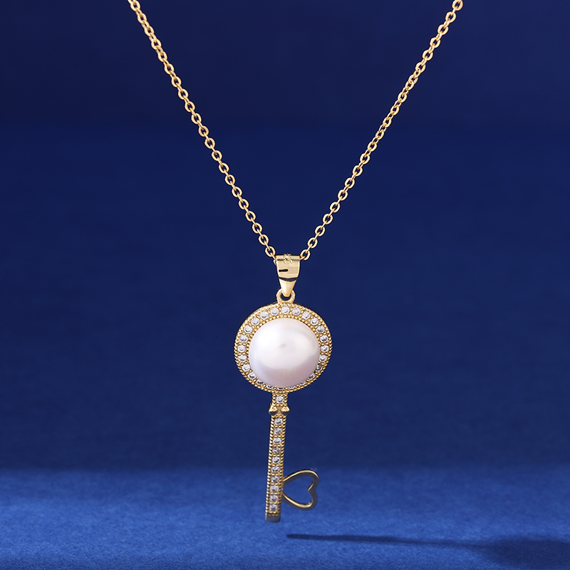 项链/珍珠项链/不锈钢饰品/珍珠/银饰产品图