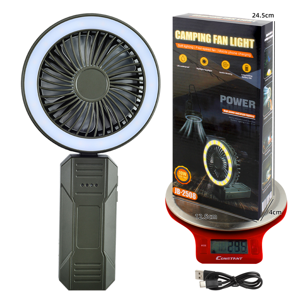 KINSACA Star Source LED Multi-functional Fan Camping Lamp Specification image