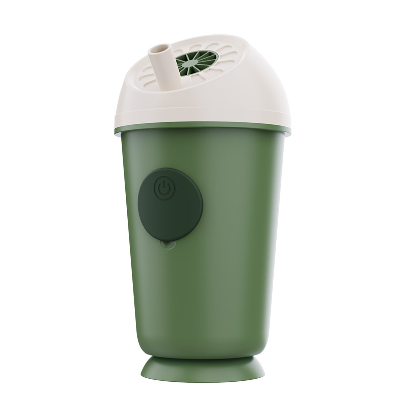 2025 Cross-border new product milk tea cup spray fan, high-speed spray water replenishment, soft sound operation, five-speed adjustment, rapid cooling batch pic 11