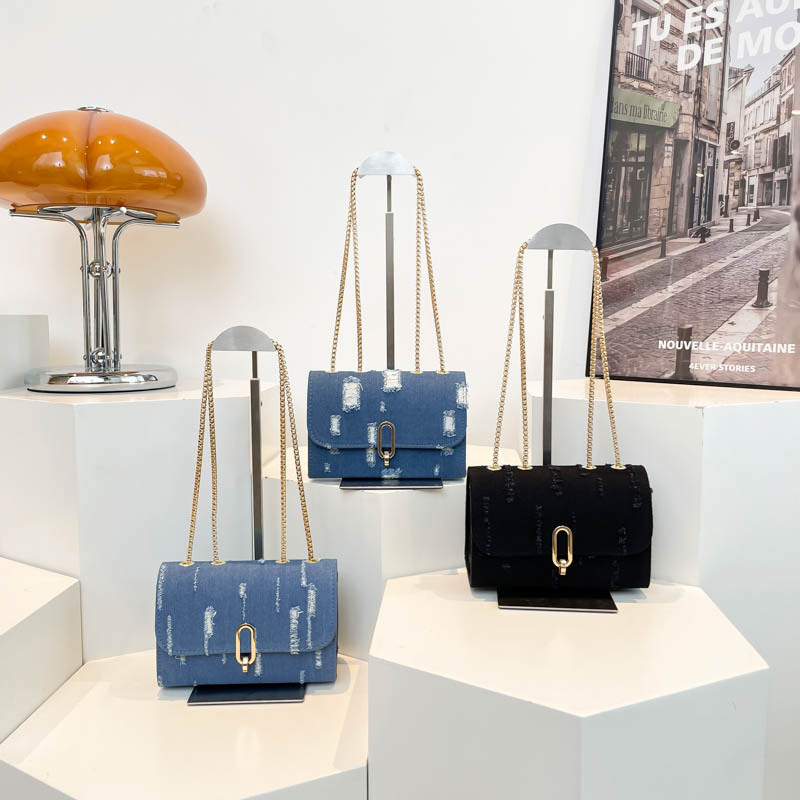 Trendy, fashionable, versatile and high-quality single-shoulder crossbody women's bag, cross-border spring new chain small square bag Application Scenario
