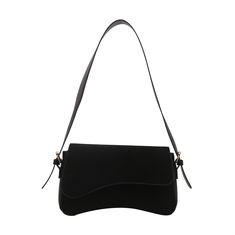 Cross-border Women's Bag 2025 New retro matte fashionable underarm bag, simple and trendy, versatile, hand-held crossbody small square bag Item Picture