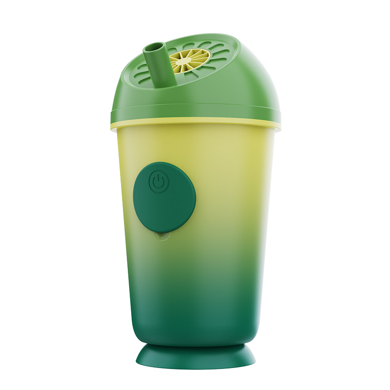 2025 Cross-border new product milk tea cup spray fan, high-speed spray water replenishment, soft sound operation, five-speed adjustment, rapid cooling batch pic 10