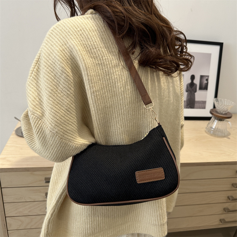 Spring 2025 new style fashionable, versatile, cute solid color, trendy, high-end, niche women's single-shoulder bag, casual bag Specification drawing