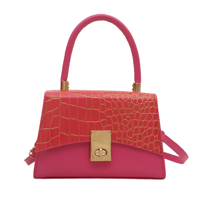 "Little Bag Girl 2025 New Korean-style stylish girl's fresh hand-carried small square bag, fashionable and simple single-shoulder crossbody bag. Item Picture