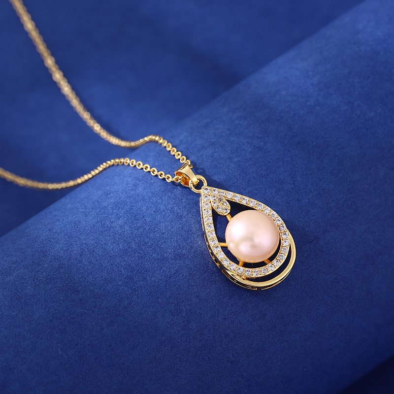 雅思比黛天使之泪珍珠项链女2022年新款轻奢品牌吊坠送女友情人节礼物